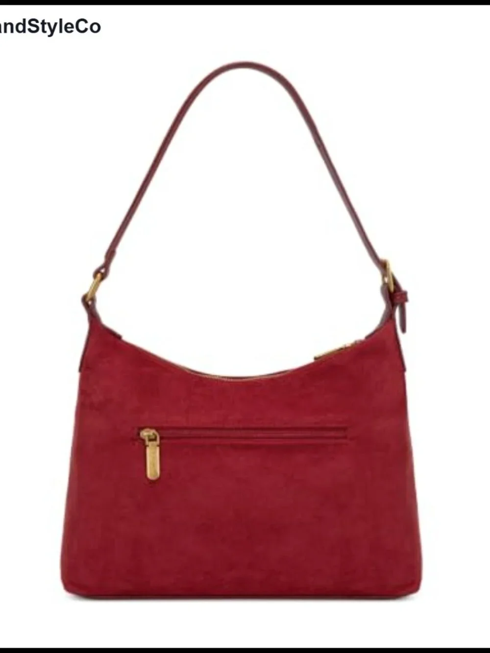 Faux Suede Hobo Shoulder Bag Slouchy Crossbody Purse Women